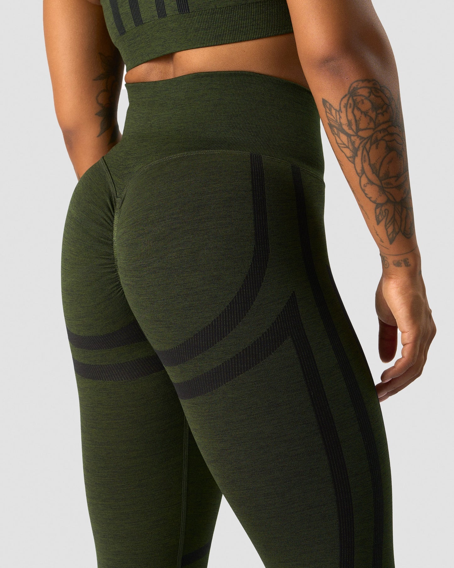 ICANIWILL Rush Seamless Tights Dark green