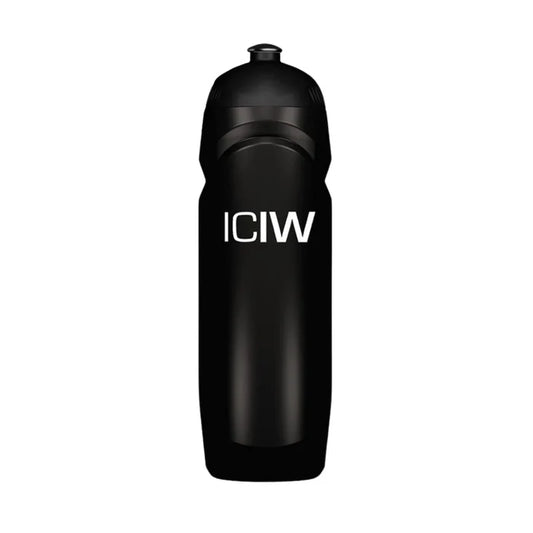 ICANIWILL Water Bottle 750ml, Black & White
