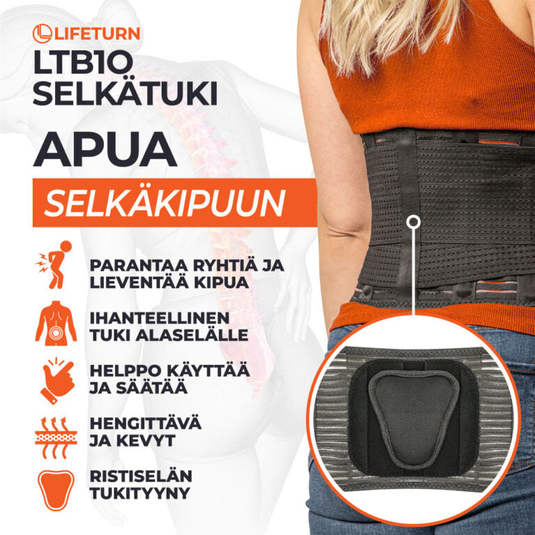 Lifeturn LTB10 Selkätuki