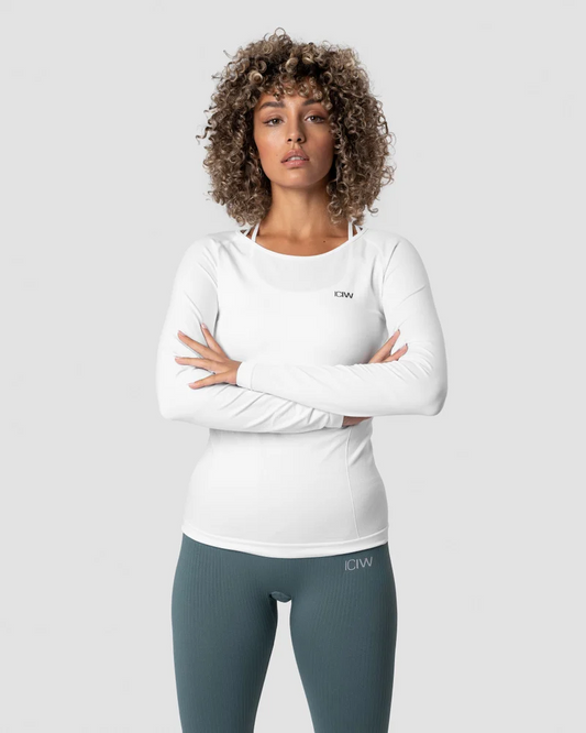 ICANIWILL Everyday Seamless Ls, White