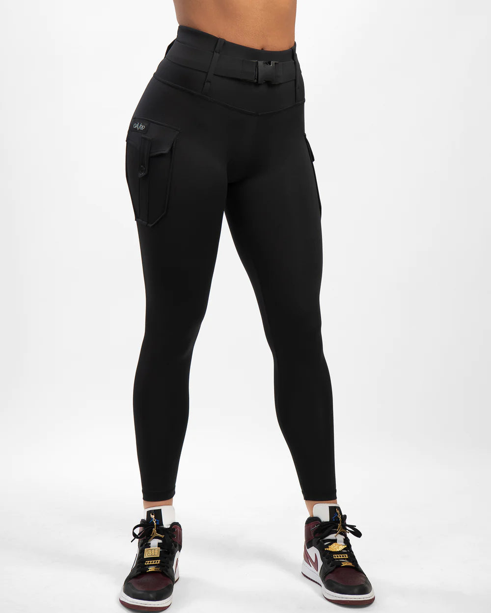 GAVELO Cargo Leggings Black