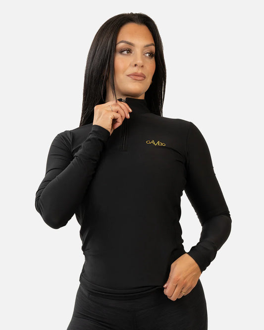 GAVELO Mesh Black Long Sleeve
