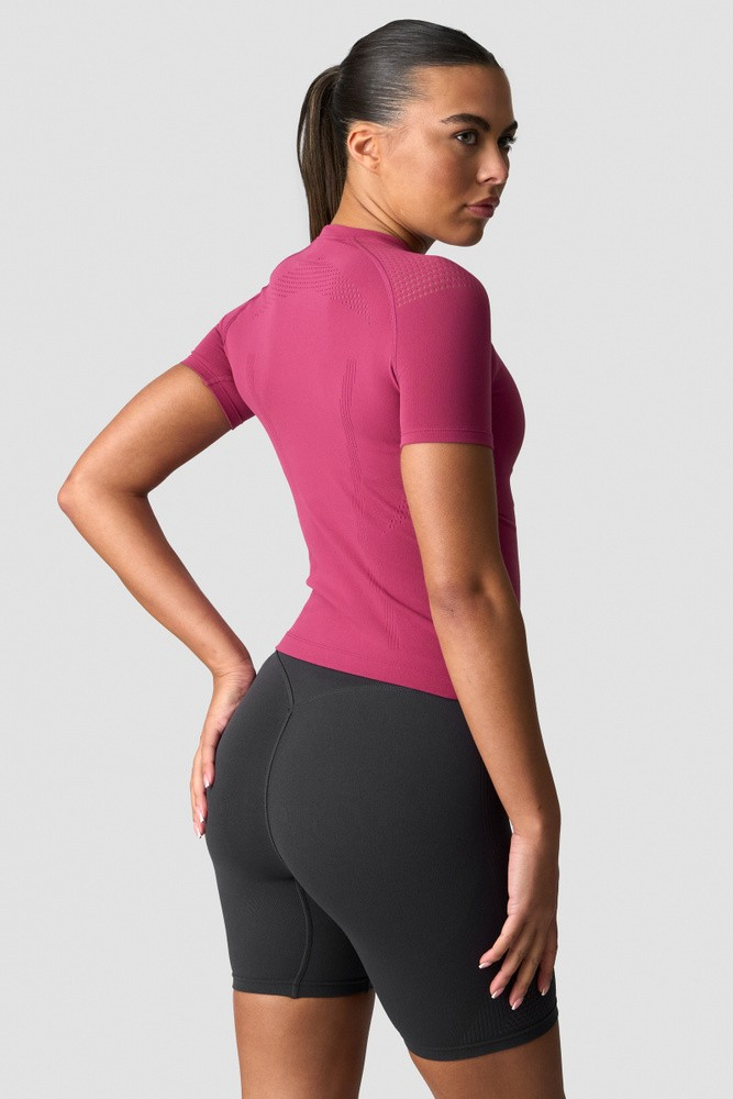 ICANIWILL Force Warpknit T-shirt Magenta Rose, UUTUUS!