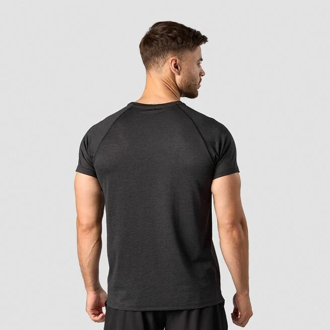 ICANIWILL Training Mesh T-shirt Men, Dark Grey, M
