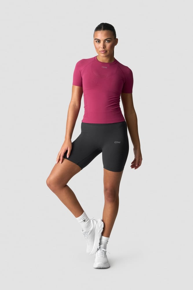 ICANIWILL Force Warpknit T-shirt Magenta Rose, UUTUUS!