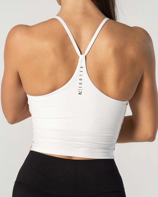 RELODE Core Singlet Top, White