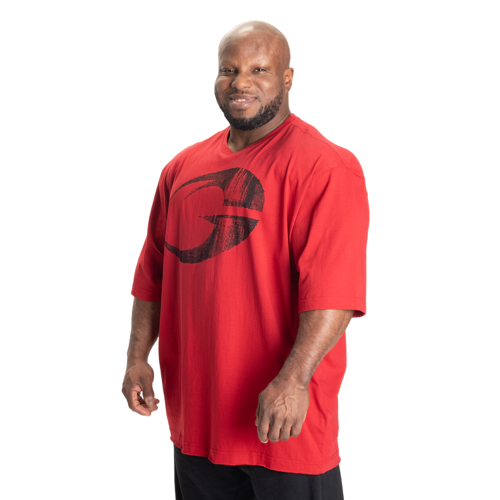 GASP Pump Cover Iron Tee Chili Red