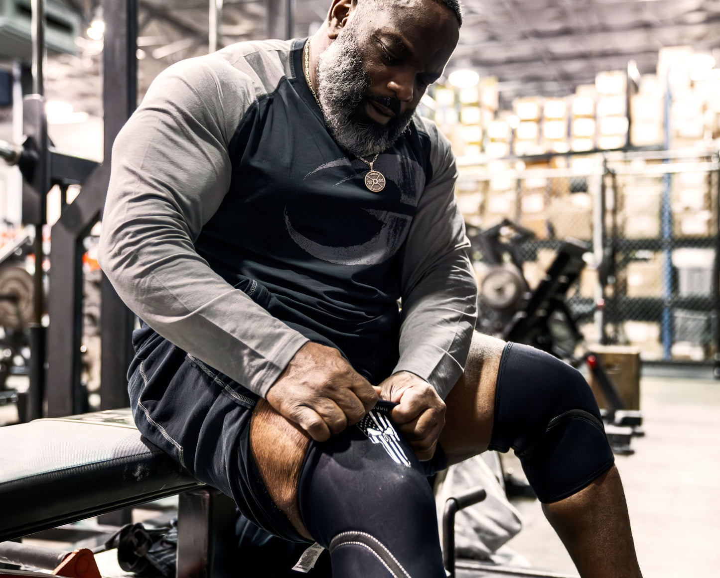 GASP Original Raglan LS Black/Grey