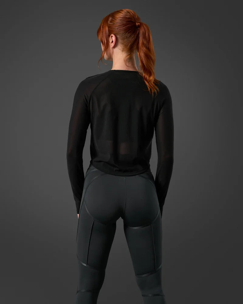 ICANIWILL REBOOT MESH LONG SLEEVE BLACK