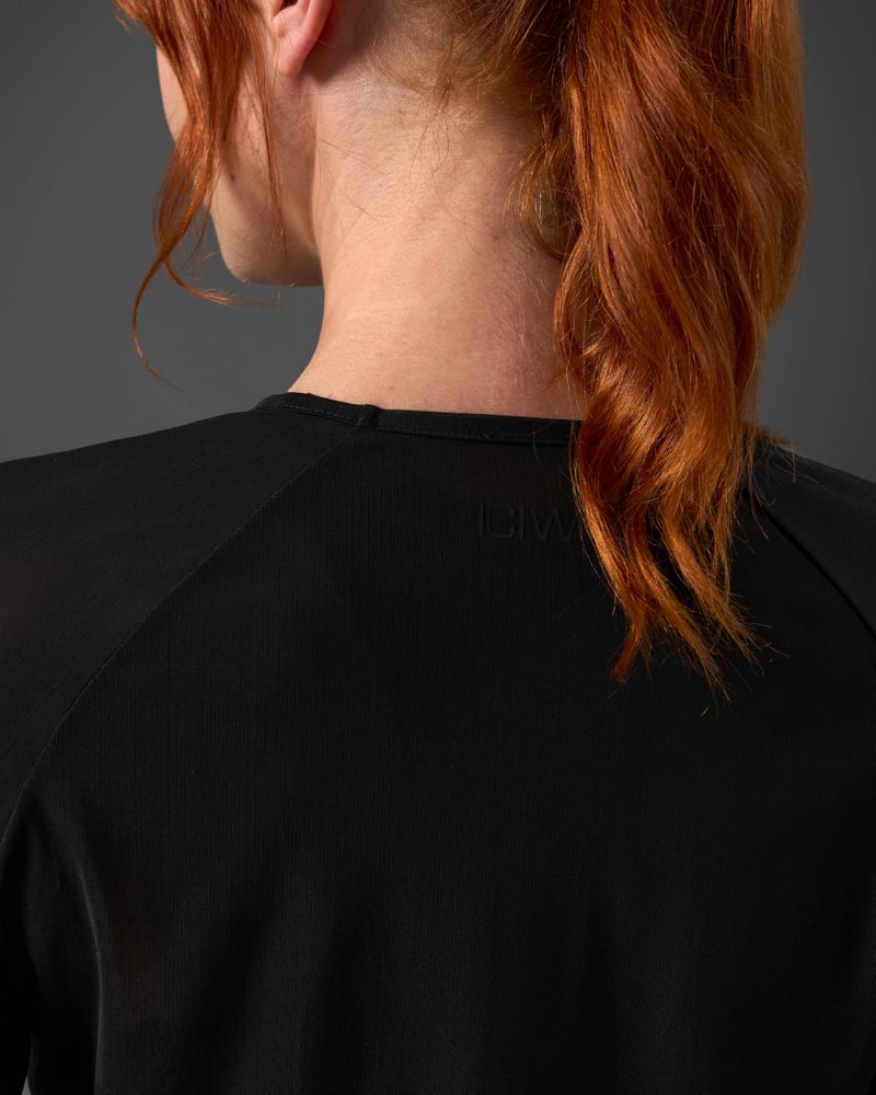 ICANIWILL REBOOT MESH LONG SLEEVE BLACK