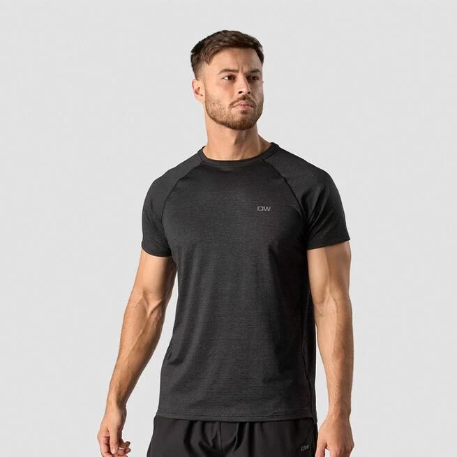 ICANIWILL Training Mesh T-shirt Men, Dark Grey, M