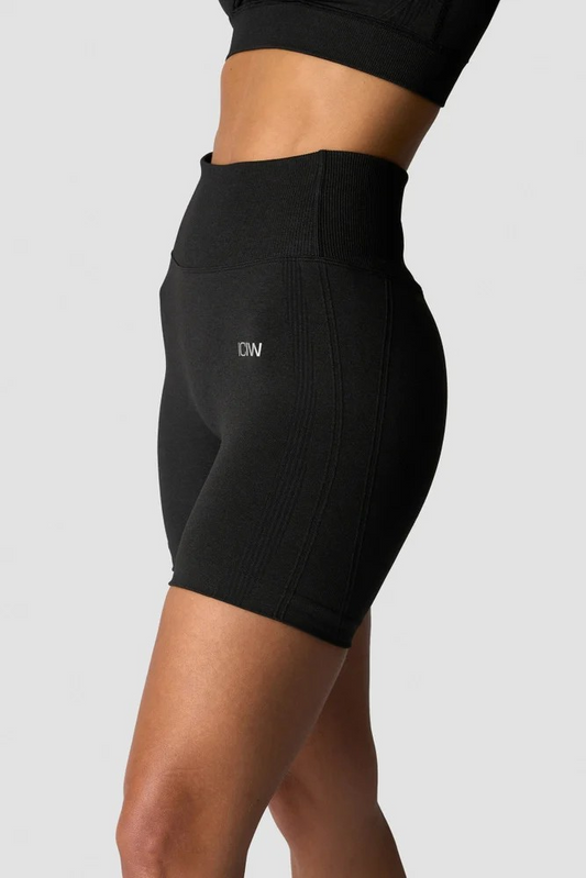 ICANIWILL Soft Seamless Shorts Wmn, Black
