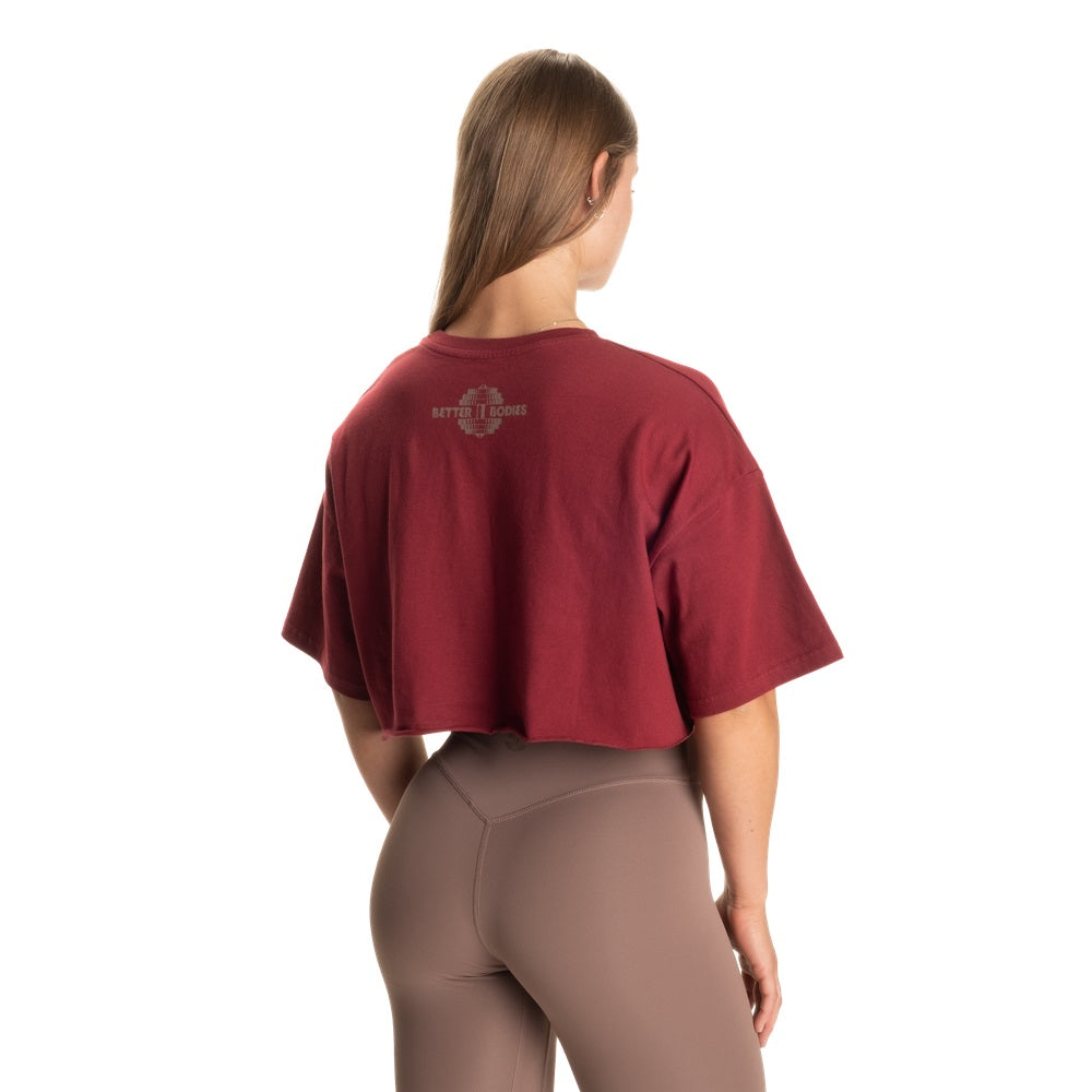 Better Bodies Team Onesize Tee, Sangria Red