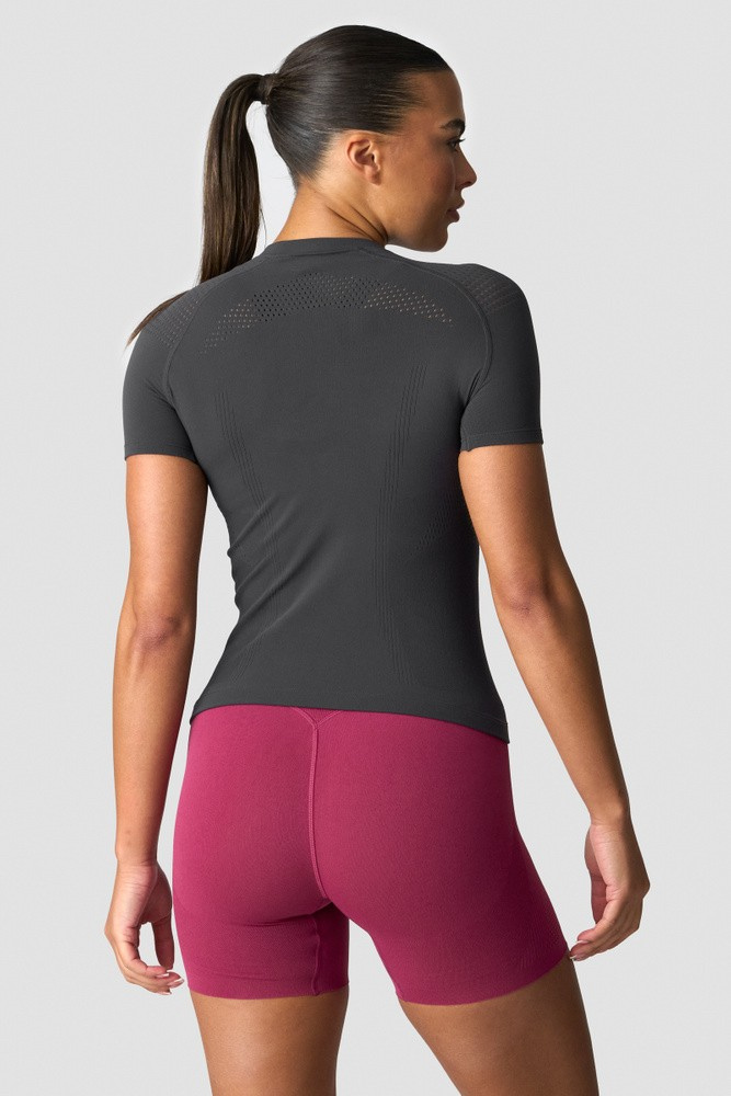 ICANIWILL Force Warpknit T-shirt Dark Grey, UUTUUS!