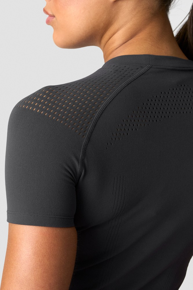 ICANIWILL Force Warpknit T-shirt Dark Grey, UUTUUS!