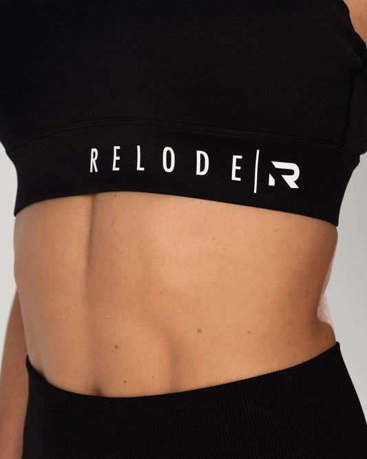 RELODE Core Sports Bra, Black