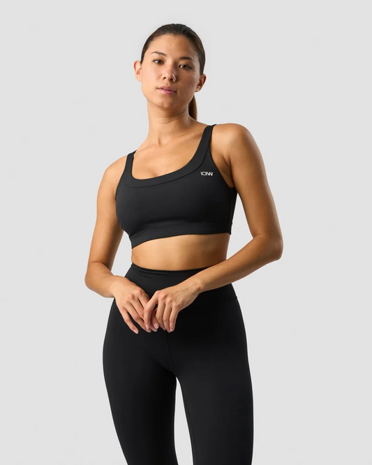 ICANIWILL Nimble Sports Bra, Black