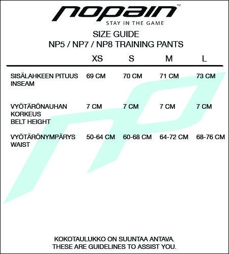 NOPAIN naisten urheilutrikoot