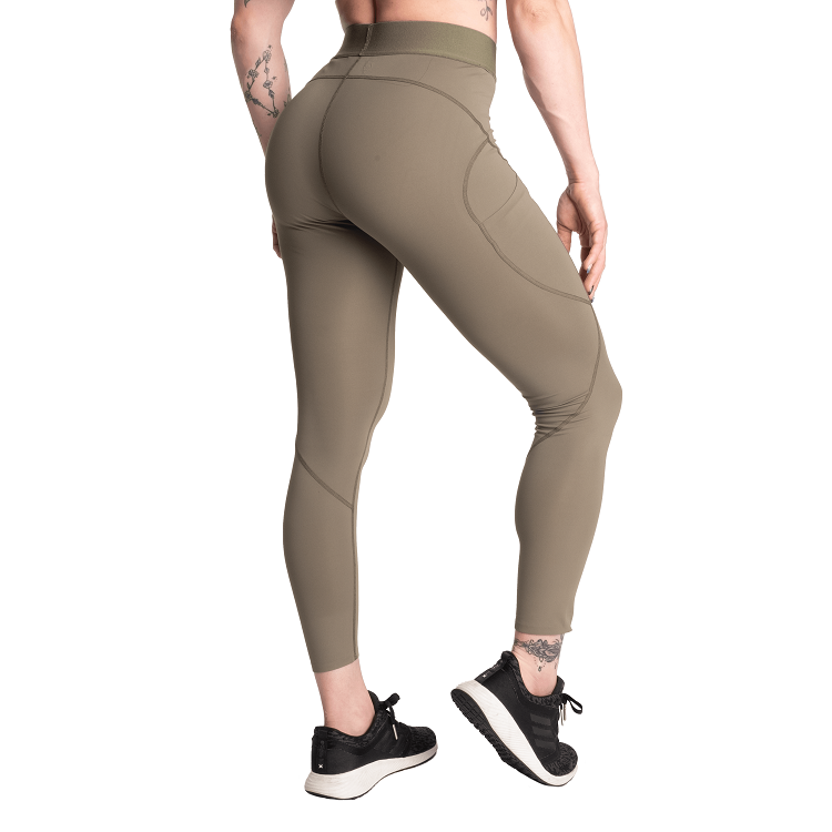 Better Bodies Highbridge Tights Washed Green, Size S