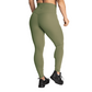 Better Bodies Core Leggings, Washed Green