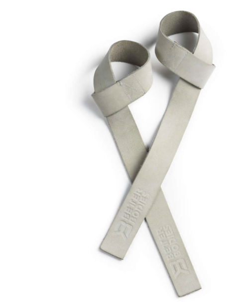 Better Bodies Leather Lifting Straps Foggy