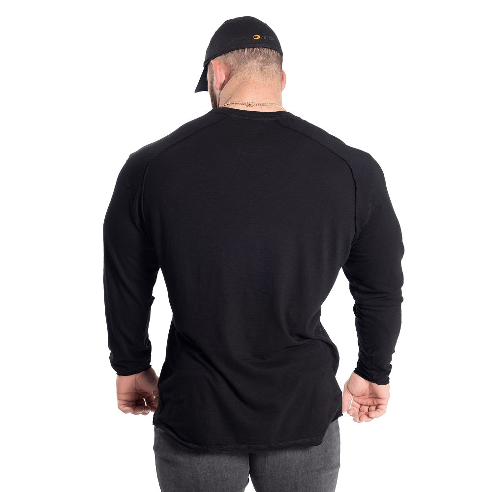 GASP Throwback Long Sleeve Tee Black