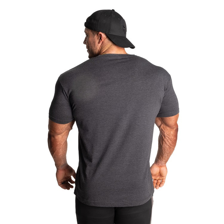 GASP Cadet Tee, Dark Grey Melange