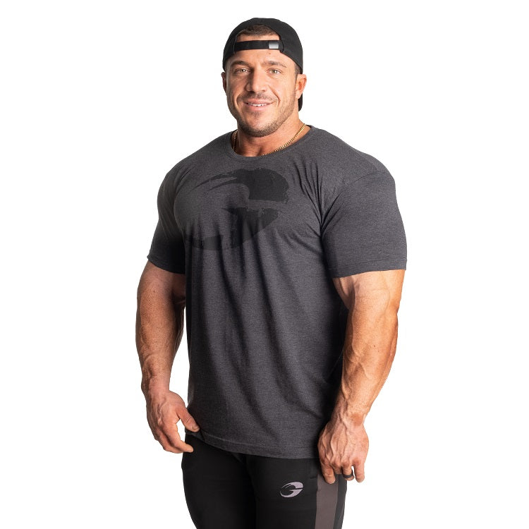 GASP Cadet Tee, Dark Grey Melange