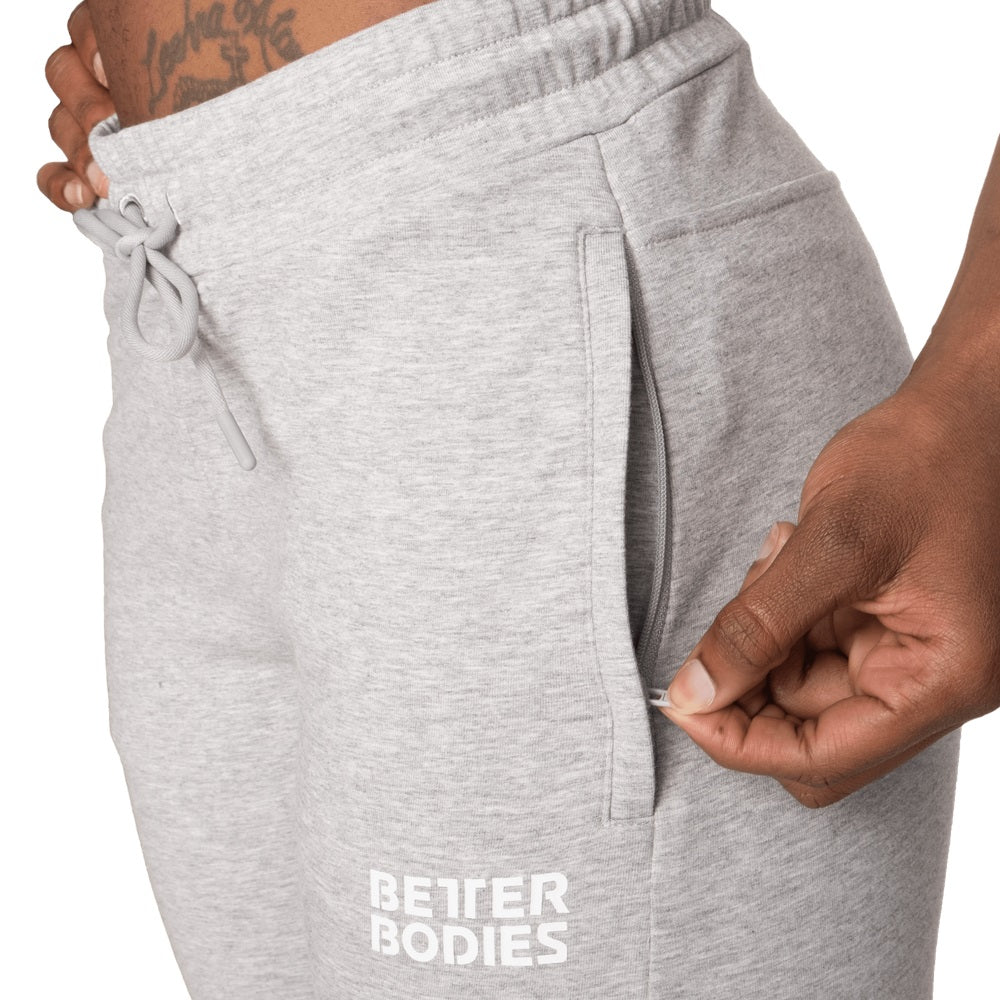 Better Bodies Empire Joggers Light Grey Melange