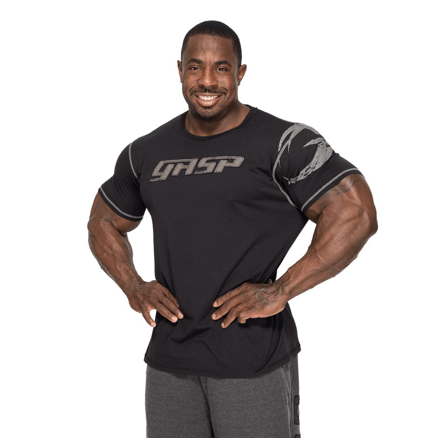 Gasp Pro Logo Tee Washed Black