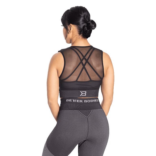 Better Bodies Roxy Seamless Top Black/Grey