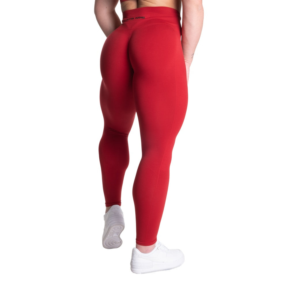 Better Bodies Scrunch leggings, Chili Red
