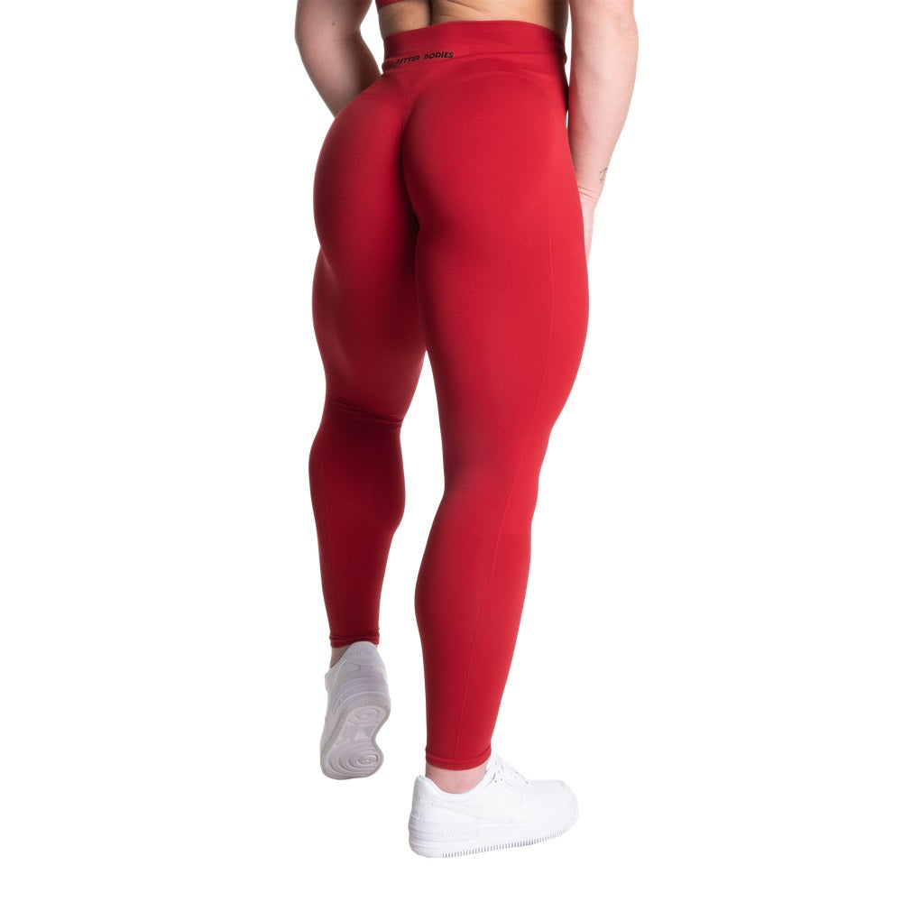 Better Bodies Scrunch leggings, Chili Red