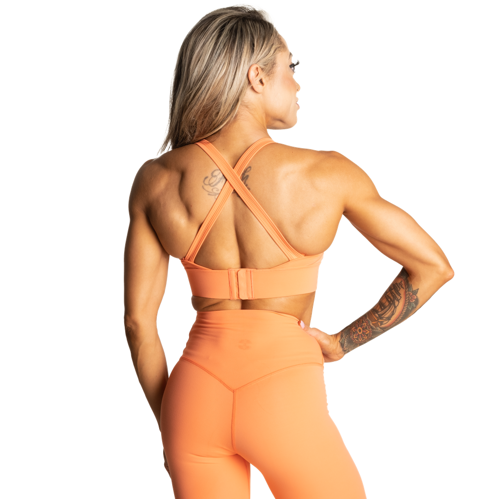 Better Bodies Core Sports Bra, Coral orange