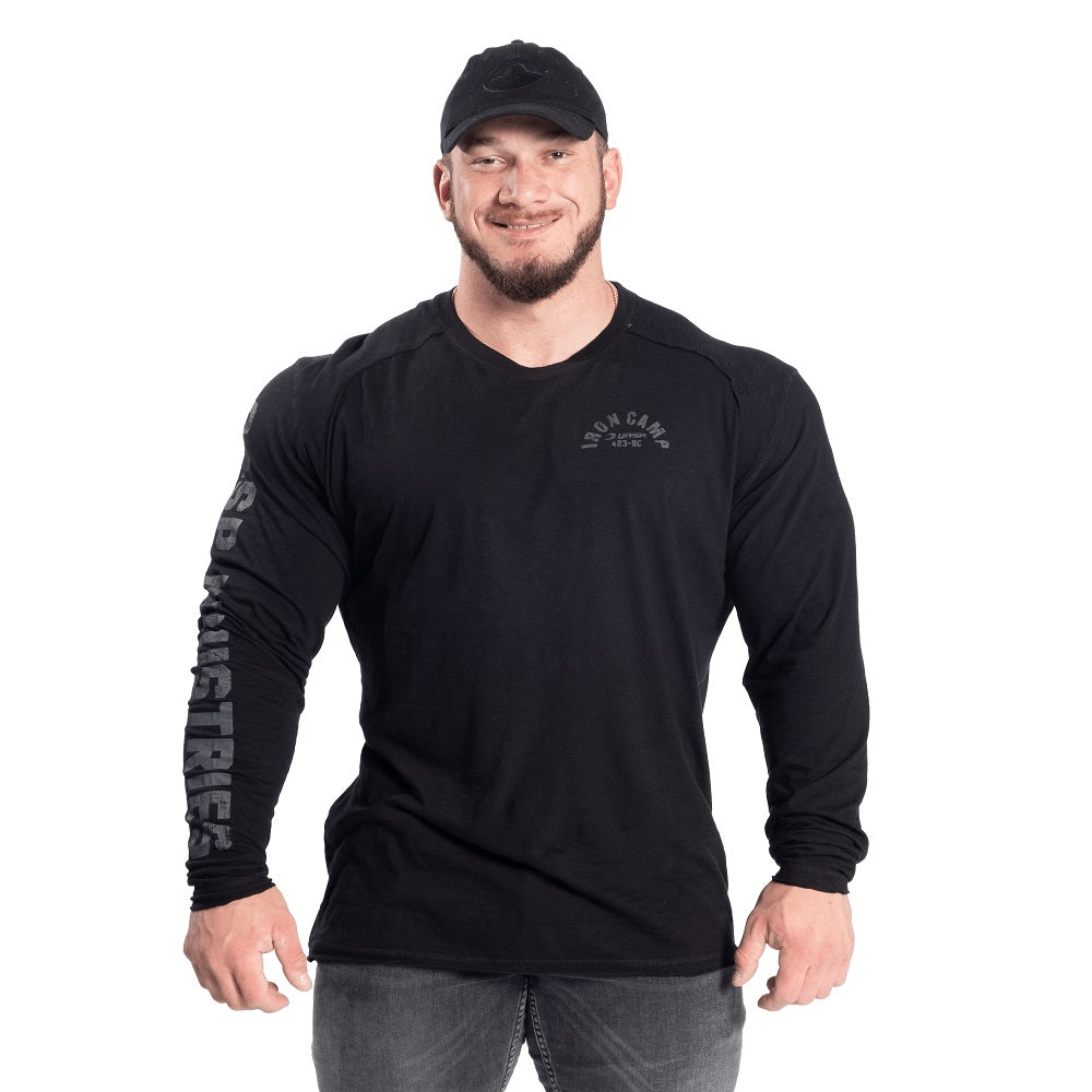 GASP Throwback Long Sleeve Tee Black