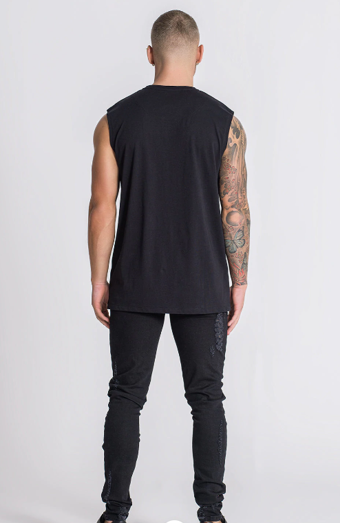 GIANNI KAVANAGH Black Gianni Tank Top