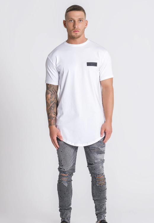 GIANNI KAVANAGH White Torsion Tee