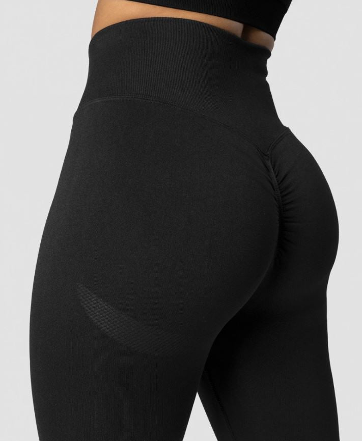 ICANIWILL Scrunch Seamless Tights Black L