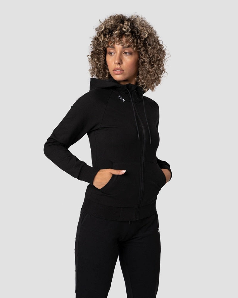 ICANIWILL Activity Zip Hoodie, Black Wmn