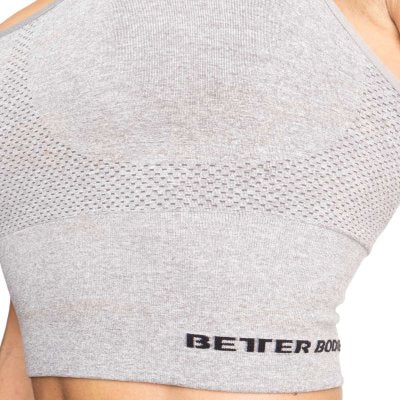Better Bodies Astoria seamless Bra, Light Grey Melange