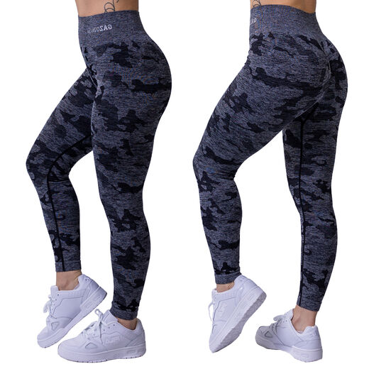 GAZOZONE Ophelia Seamless Leggings Black Camo