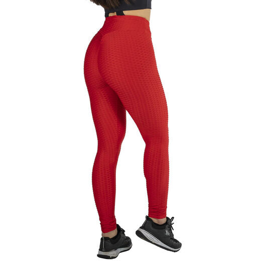 GAZOZ Serenity Booty Scrunch Leggings Red