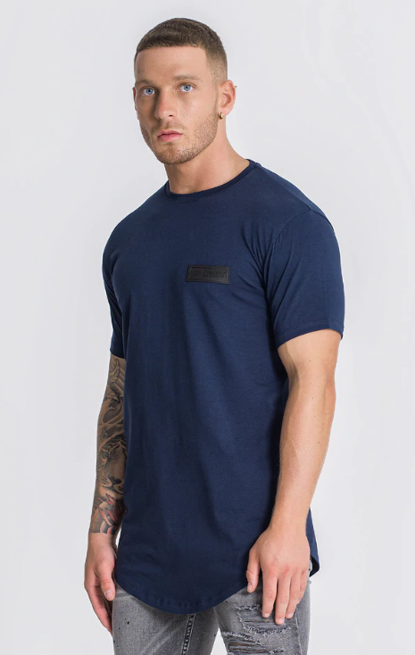 GIANNI KAVANAGH Blue Torsion Tee