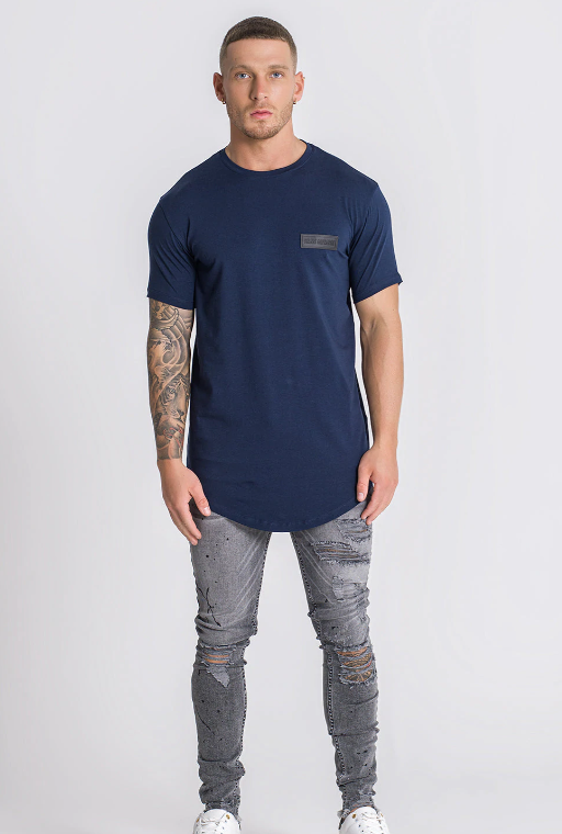 GIANNI KAVANAGH Blue Torsion Tee