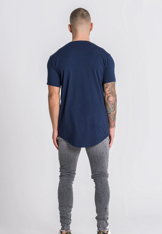 GIANNI KAVANAGH Blue Torsion Tee