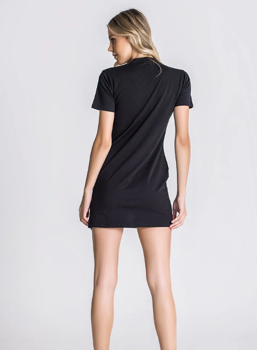 GIANNI KAVANAGH Black Disorder Dress, Size L