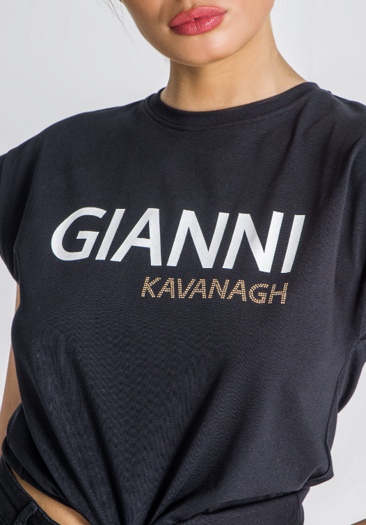 GIANNI KAVANAGH Black Gianni Top