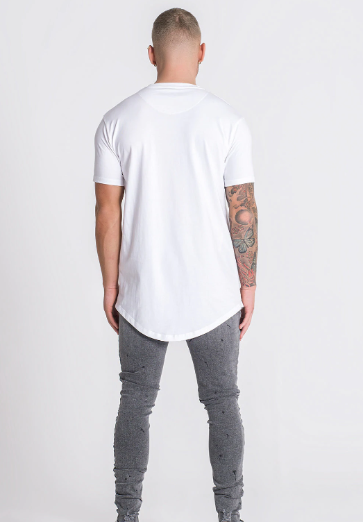 GIANNI KAVANAGH White Torsion Tee