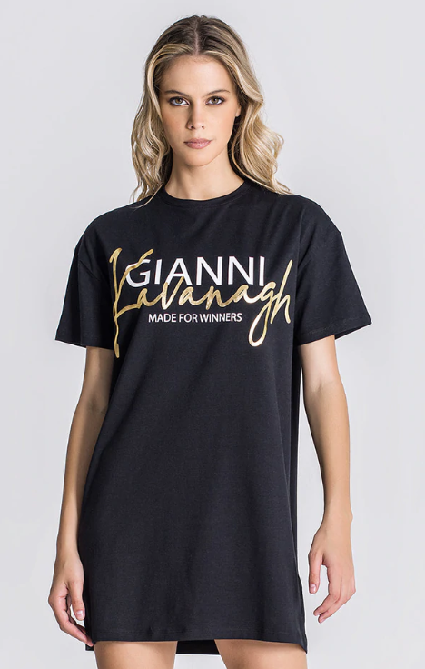 GIANNI KAVANAGH Black Blurred Lines Dress