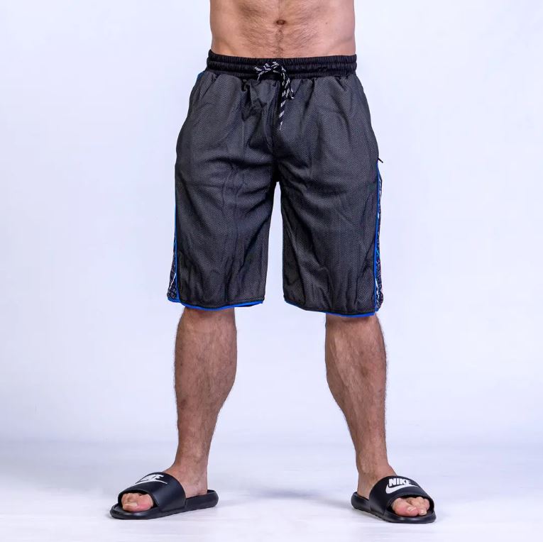 GAZOZ Mesh Shorts Black/Blue